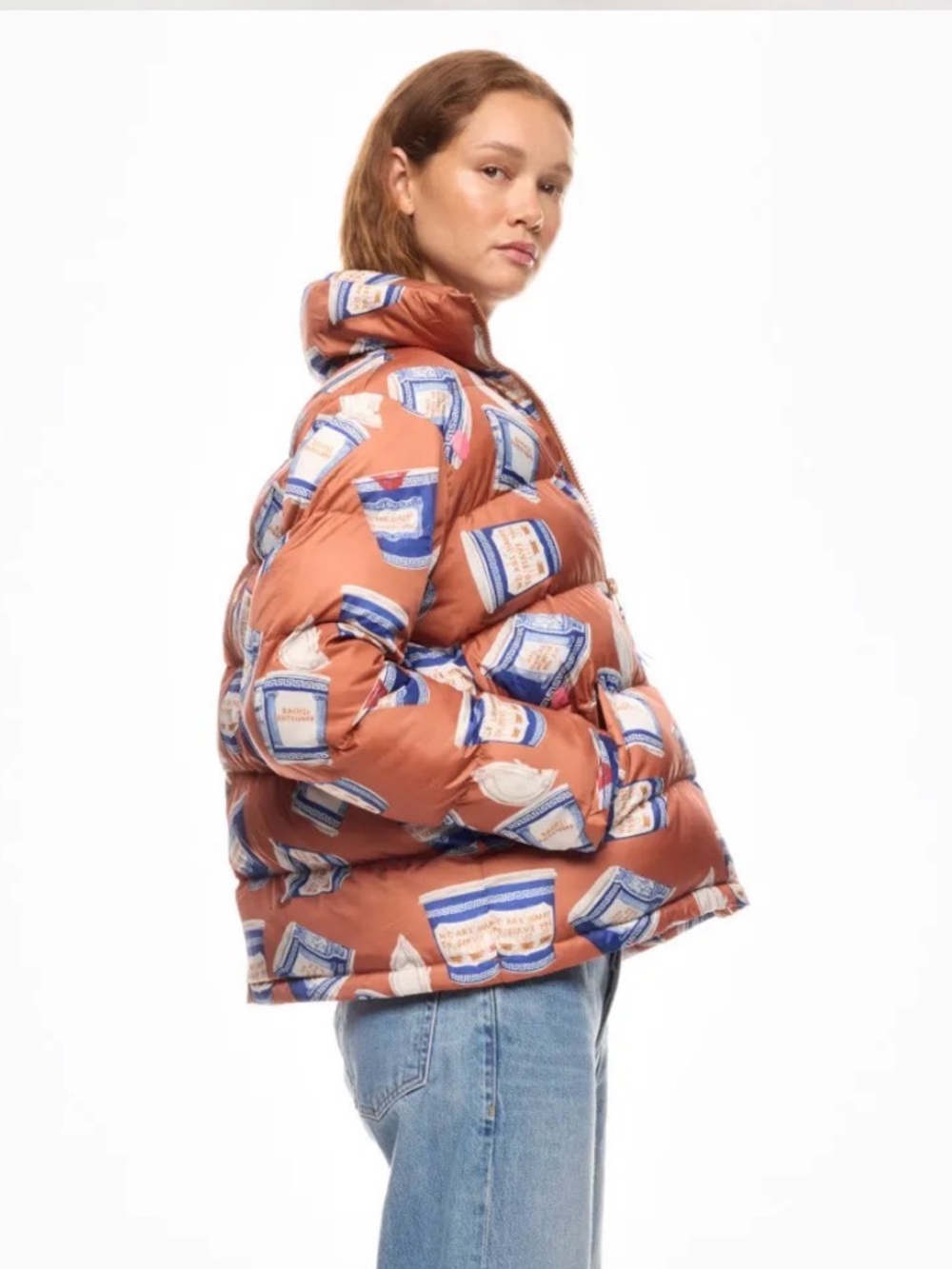 Rachel Antonoff Coffee Cup Puffer L